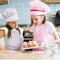 Bigjigs Toys Wooden Cupcakes Muffin Tray – 6 Colorful Wooden Muffins & Serving Tray – Pretend Play Food Set for Kids, Ages 3+